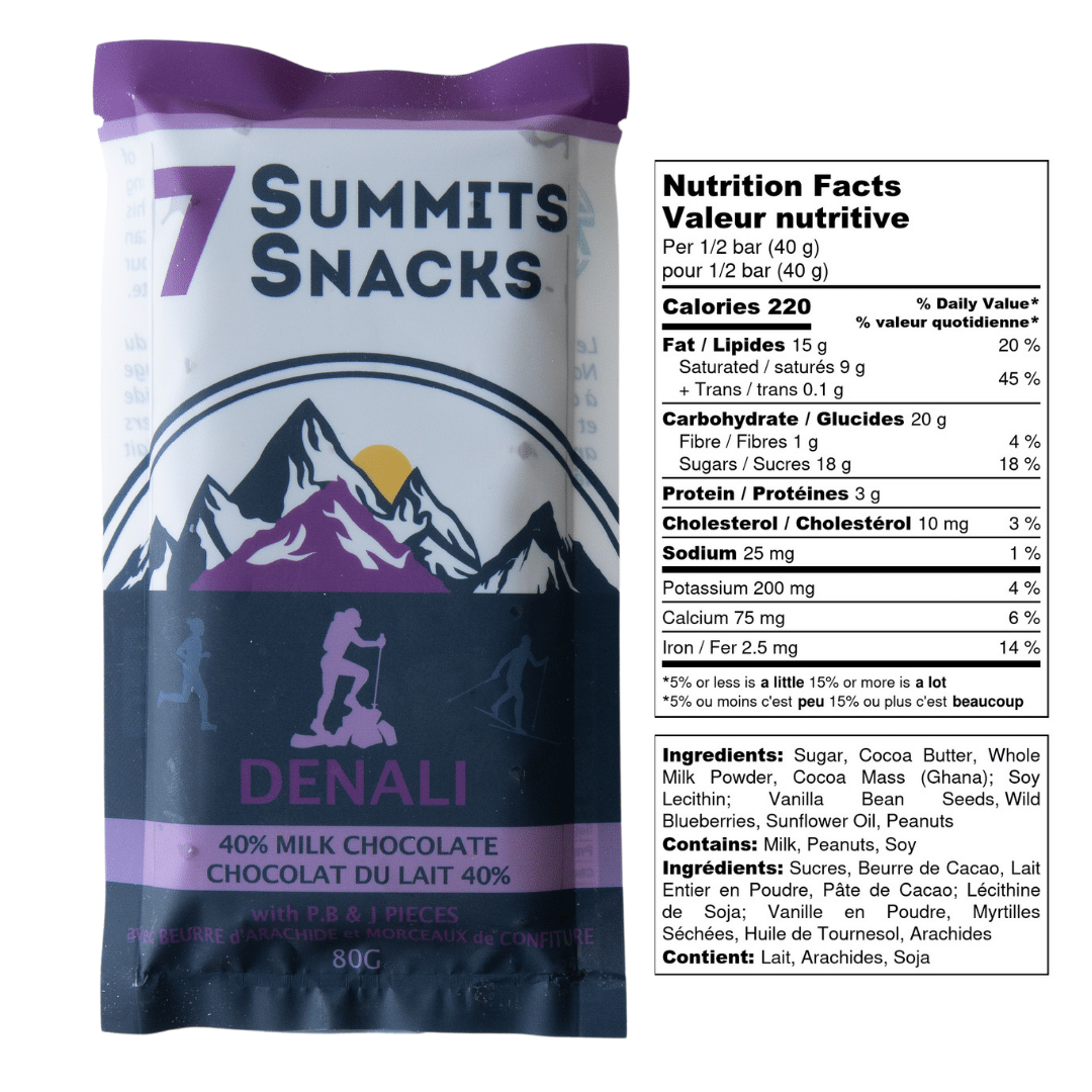 Denali Superfood Milk Chocolate Bars (x6)