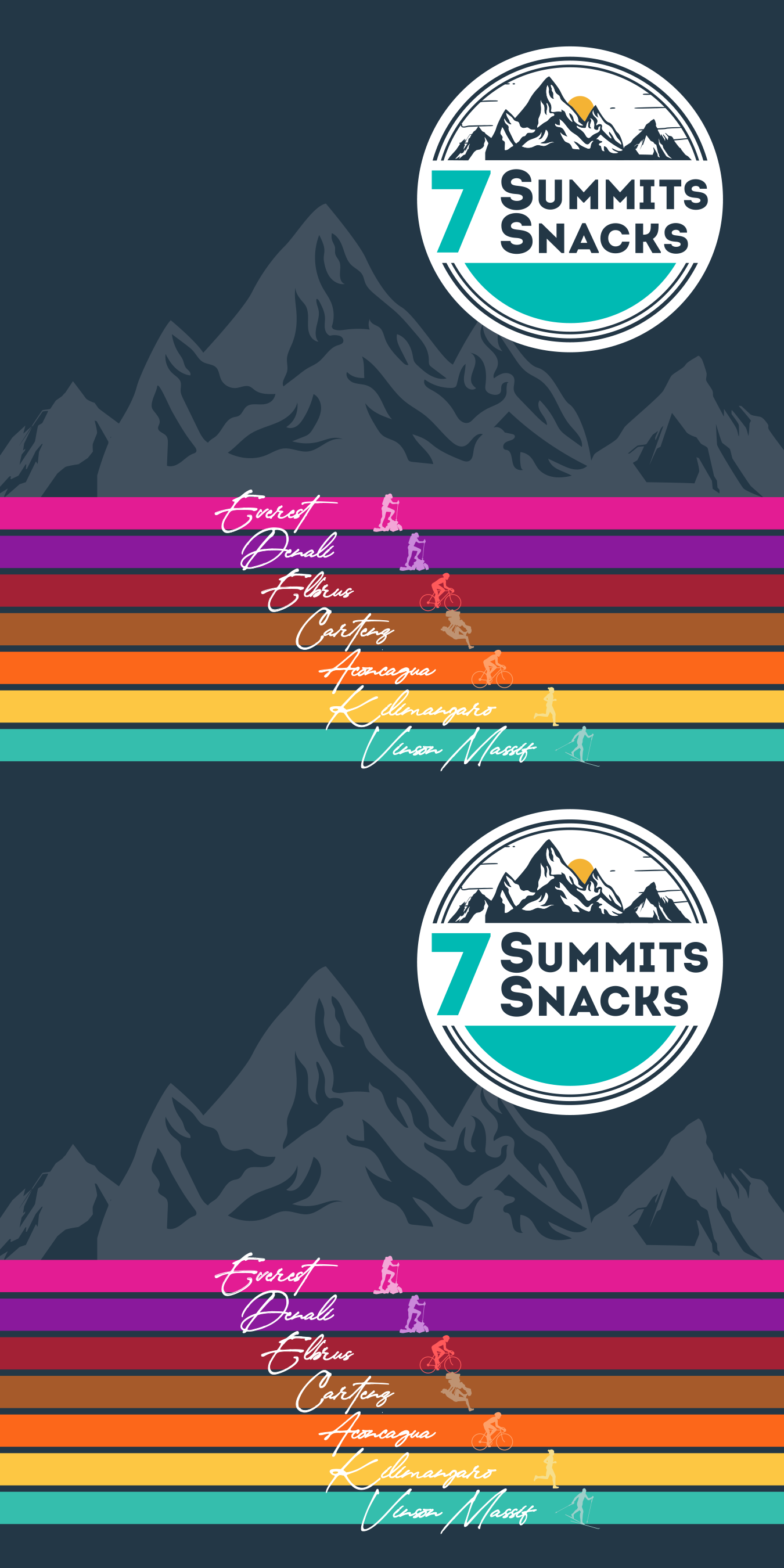 7 Summits Snacks Logo Neck Tube