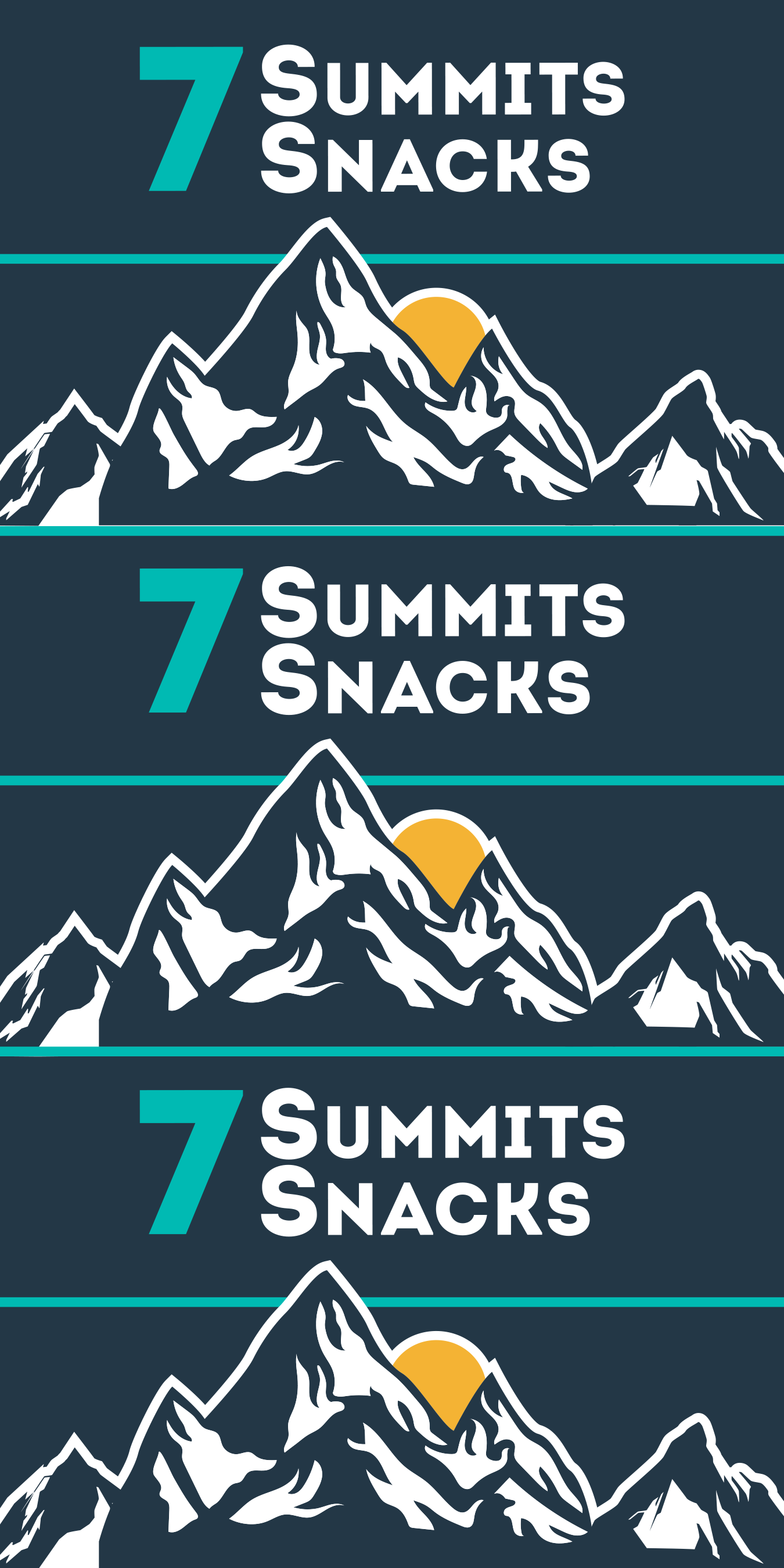 7 Summits Snacks Logo Neck Tube
