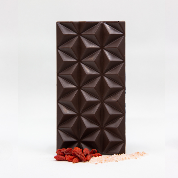 Everest Dark Chocolate Superfood Bars with Goji Berries & Himalayan Salt