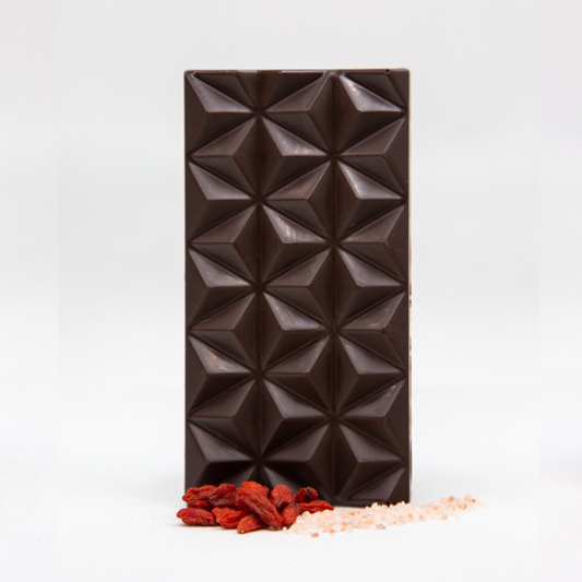 Everest Dark Chocolate Superfood Bars with Goji Berries & Himalayan Salt