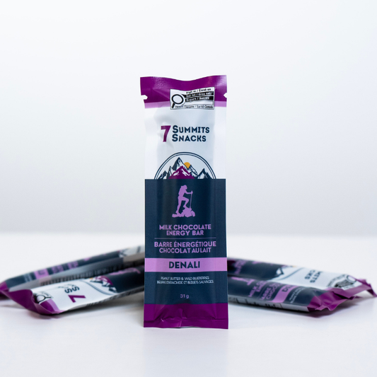 Denali Milk Chocolate Energy Bars with Wild Blueberries & Peanut Butter