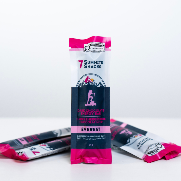 Everest Energy Bars - Dark Chocolate, Goji Berries & Himalayan Salt - 6 Bars