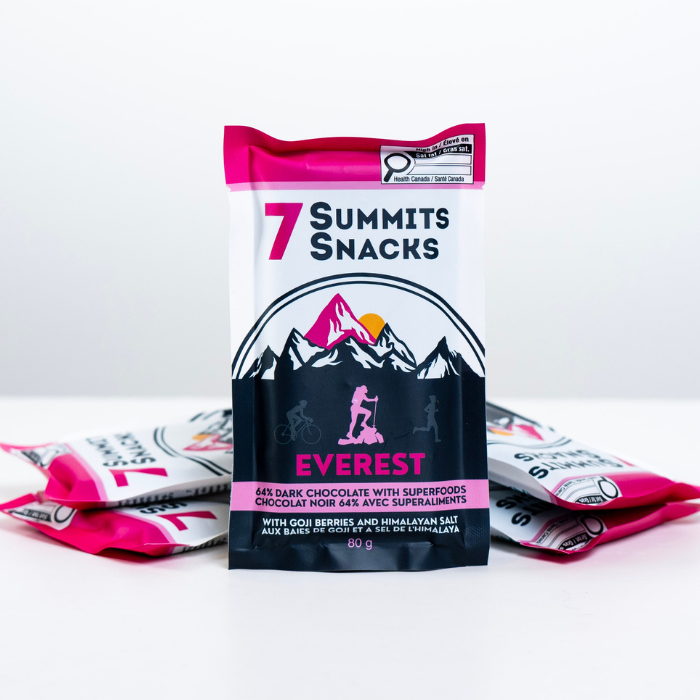 Everest Dark Chocolate Superfood Bars with Goji Berries & Himalayan Salt